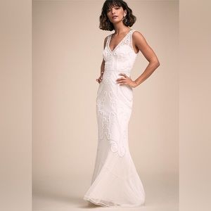 BHLDN by Anthropologie Sorrento beaded wedding dress